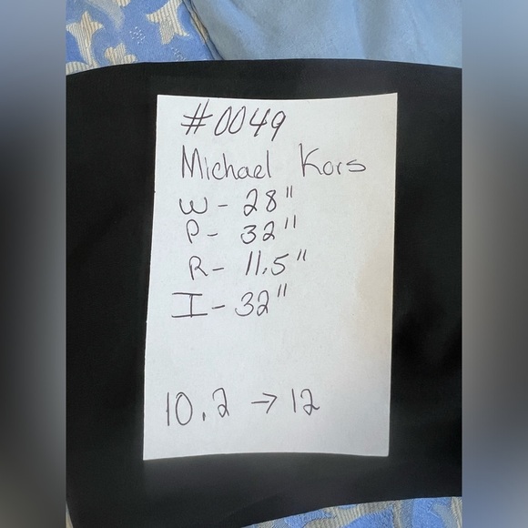 Michael Kors Wrap Front Wide Leg Jumpsuit Black Size‎ 4  Grommet Sleeveless - Picture 12 of 12